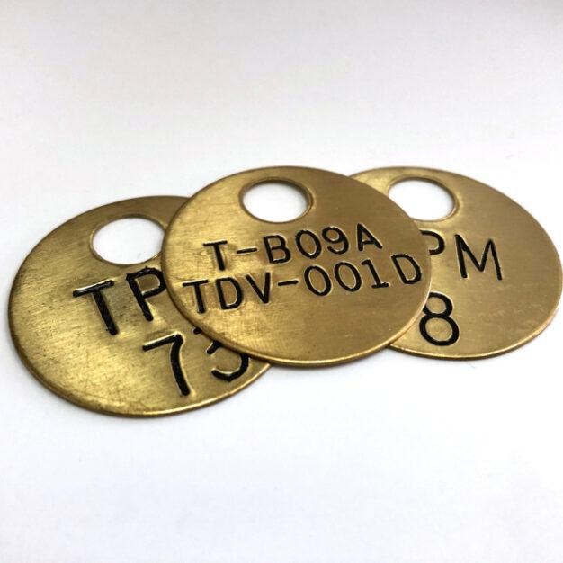 Industrial metal tags Industrial metal tags